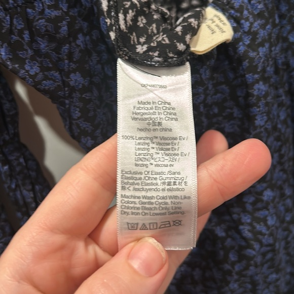 Madewell Blue Floral Tie-back Jumpsuit - Picture 11 of 12